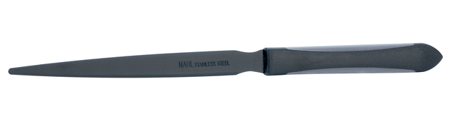 Briefopener MAULpro zwart gecoat rubber heft, zwart gelakt RVS lemmet 21.5 cm afbeelding