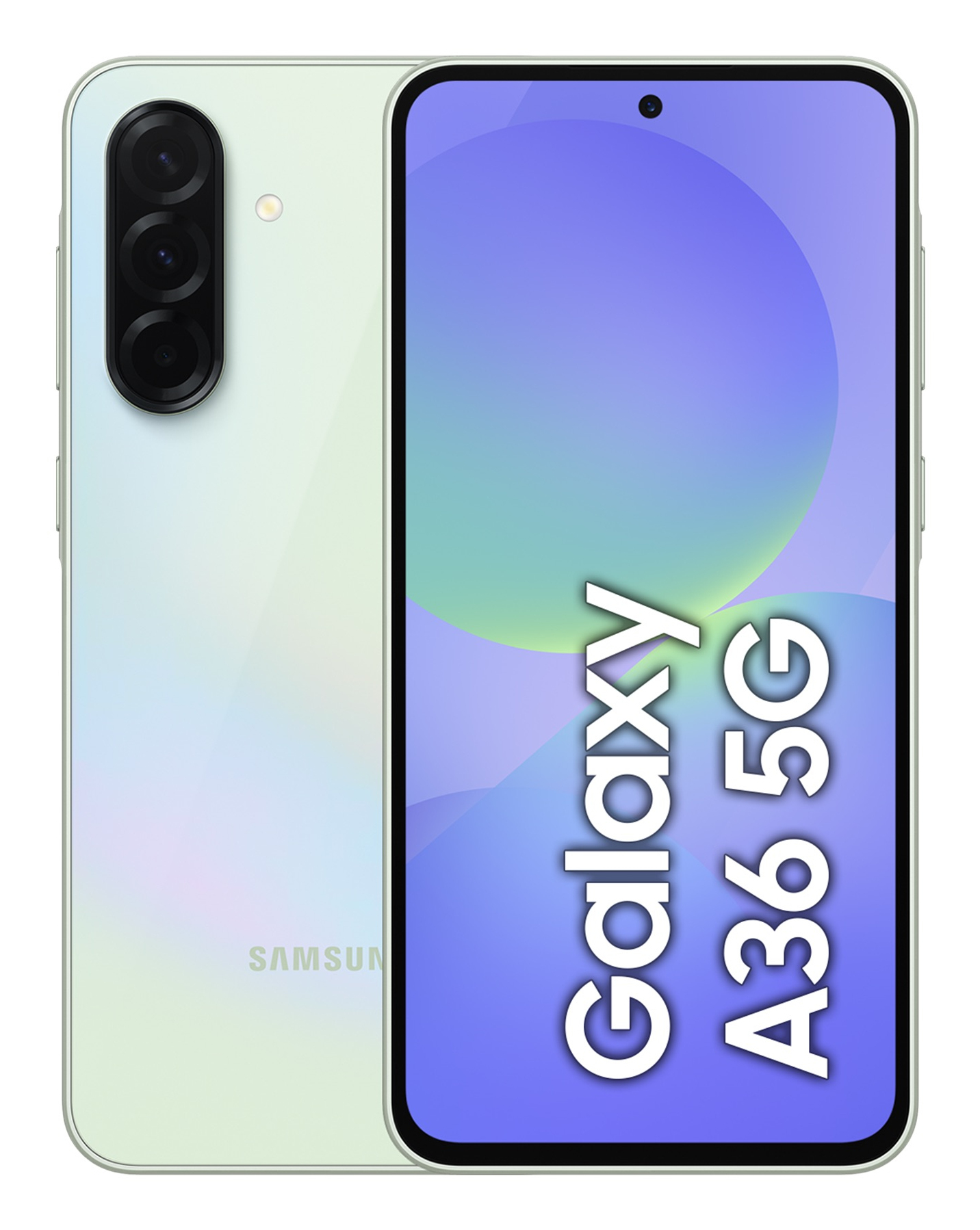 Samsung Galaxy A36 17 cm (6.7") Dual SIM Android 15 5G USB Type-C 6 GB 128 GB 5000 mAh Limoen afbeelding