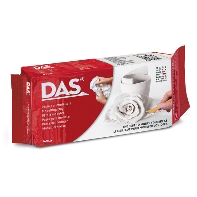 Boetseerklei DAS luchthardend 500 gram wit afbeelding