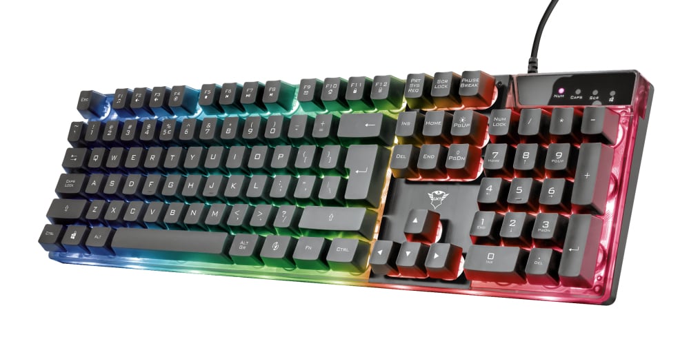 Trust GXT 835 Azor Gaming Toetsenbord Qwerty