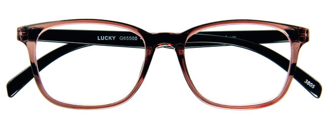 Leesbril I Need You +1.00 dpt Lucky bruin-zwart
