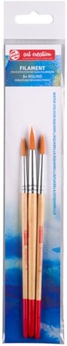 Penseel Talens Art Creation filament rond  assorti set à 3st