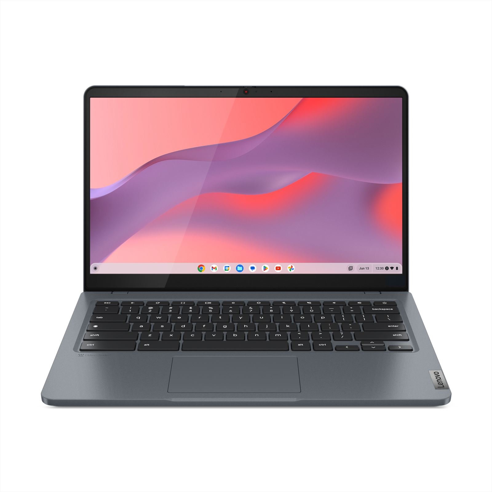 Lenovo IdeaPad Slim 3 Chrome 14IAN8 Intel Core i3 N-series i3-N305 Chromebook 35 6 cm (14") Full HD 8 GB LPDDR5-SDRAM 256 GB eMMC Wi-Fi 6E (802.11ax) ChromeOS Grijs