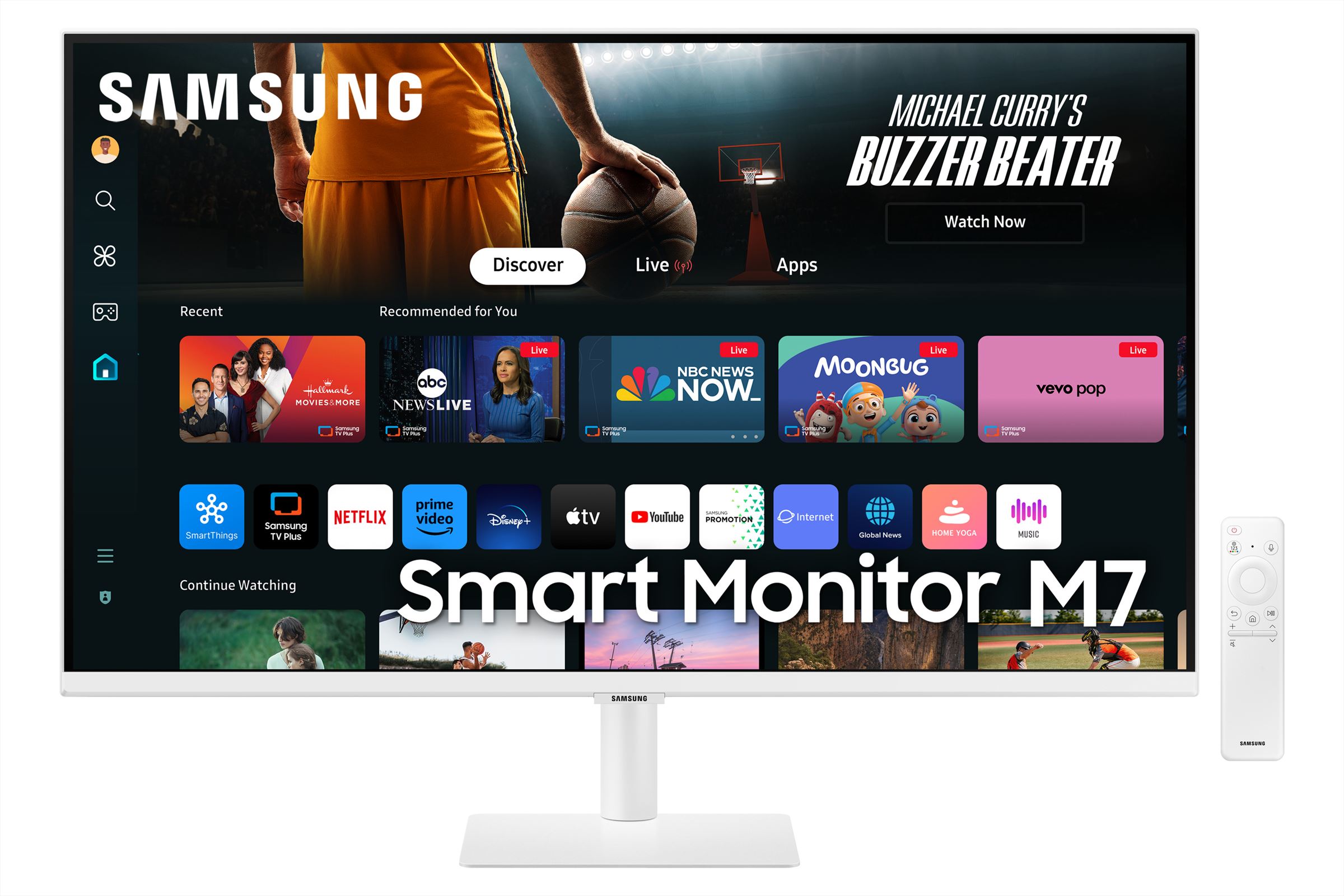Samsung 32" Smart Monitor M7 M70D UHD afbeelding