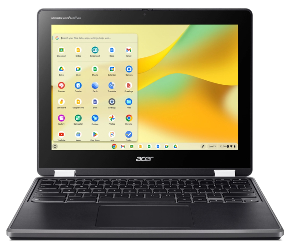 Acer Chromebook R856LT-TCO-C0QF N100 30 5 cm (12") Touchscreen HD+ 8 GB LPDDR5-SDRAM Wi-Fi 6 (802.11ax) ChromeOS Zwart