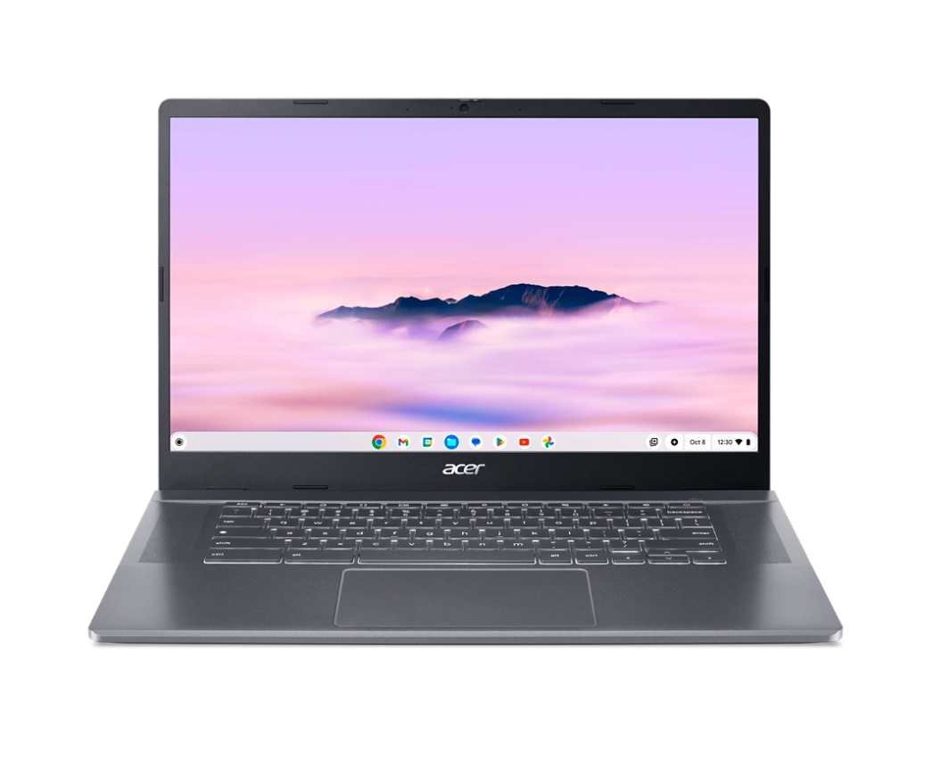 Acer Chromebook Plus 515 CB515-2H-32ER Intel Core™ i3-1315U 39 6 cm (15.6") Full HD 8 GB LPDDR5x-SDRAM 128 GB SSD Wi-Fi 6E (802.11ax) ChromeOS Grijs