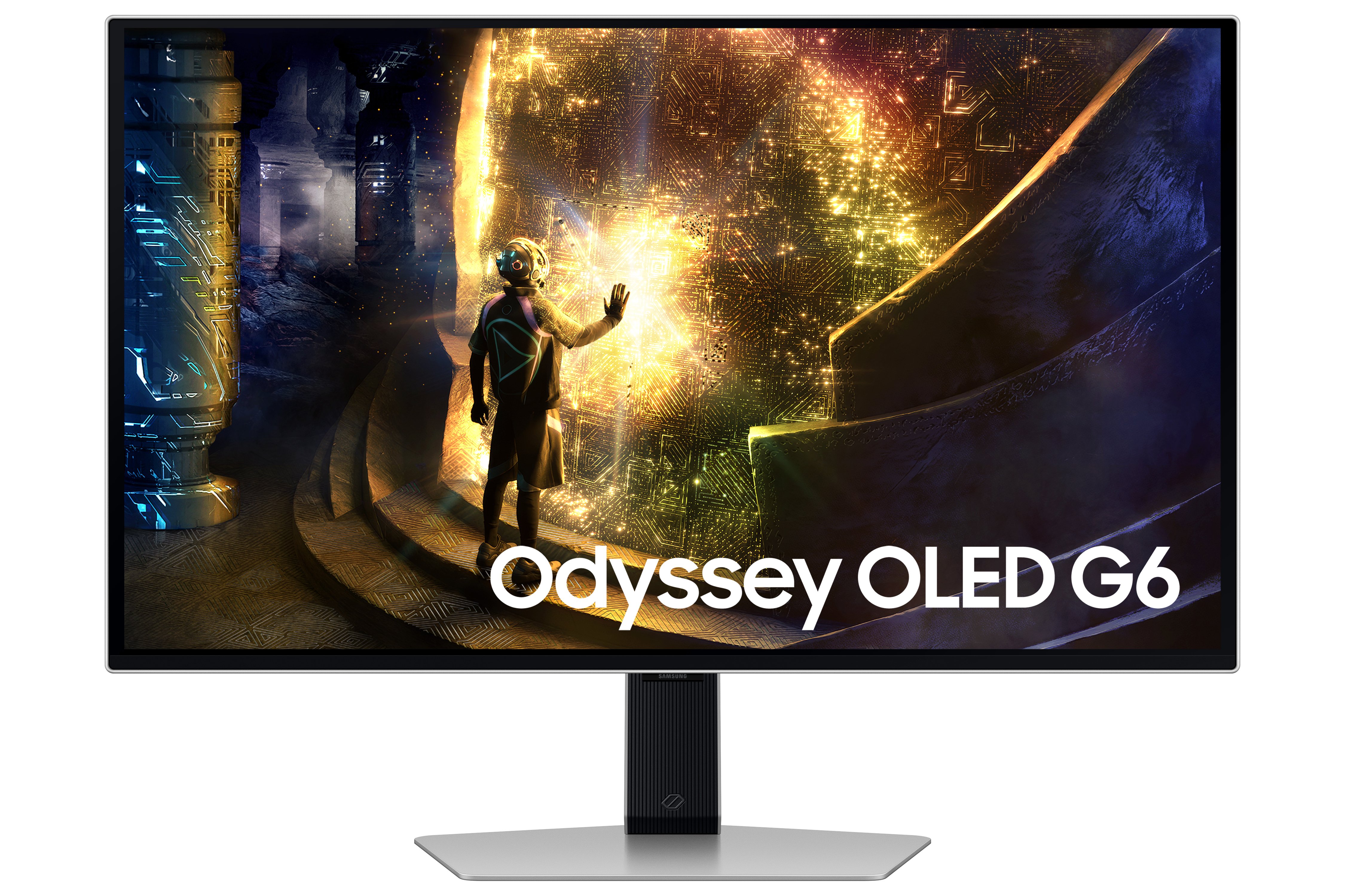 Samsung S27DG612S computer monitor 68,6 cm (27") 2560 x 1440 Pixels Quad HD OLED Zilver afbeelding
