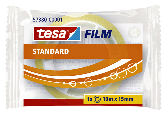 Plakband tesafilm® Standaard 10mx15mm transparant afbeelding