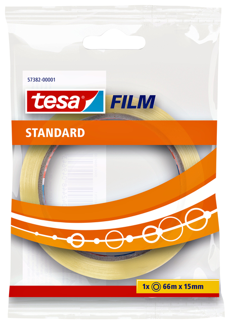 Plakband Tesa film standaard 15mmx66m afbeelding