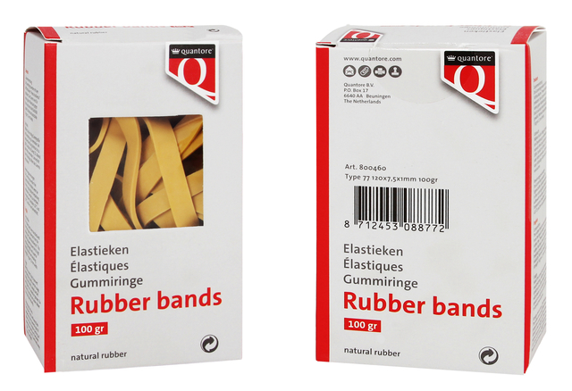 Elastiek Quantore 77 120x7.5x1mm 100gram — Foto 2 van 2