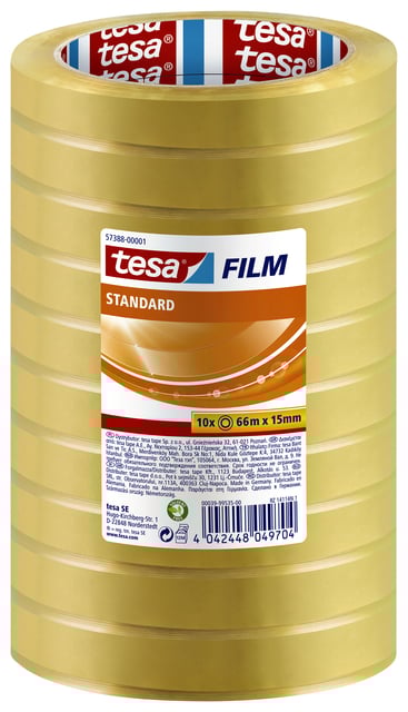 Plakband Tesa film standaard 15mmx66m afbeelding