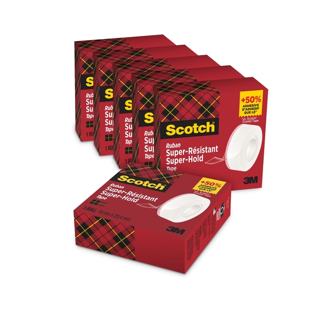 Plakband Scotch 700 Super Hold 19mmx25.4m transparant afbeelding