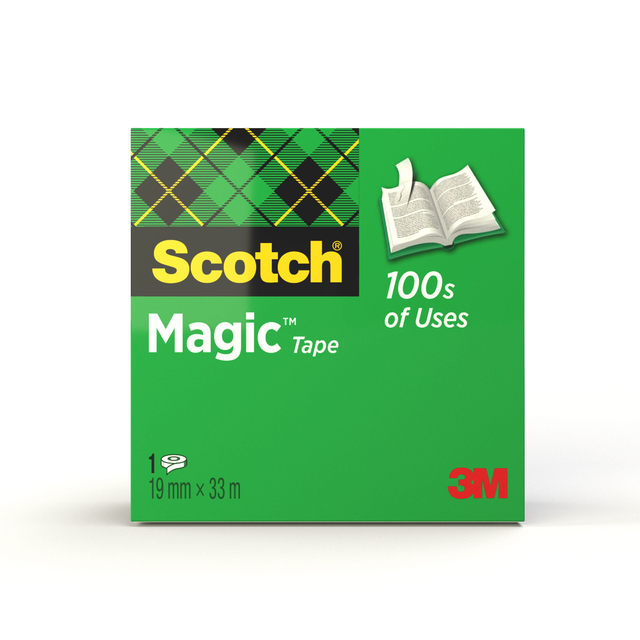 Plakband Scotch Magic 810 19mmx33m onzichtbaar mat afbeelding