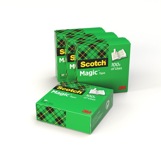 Plakband Scotch Magic 810 19mmx33m onzichtbaar mat afbeelding