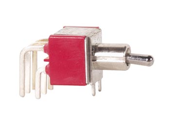 Velleman HAAKSE HORIZONTALE TUIMELSCHAKELAAR DPDT ON-OFF-(ON)