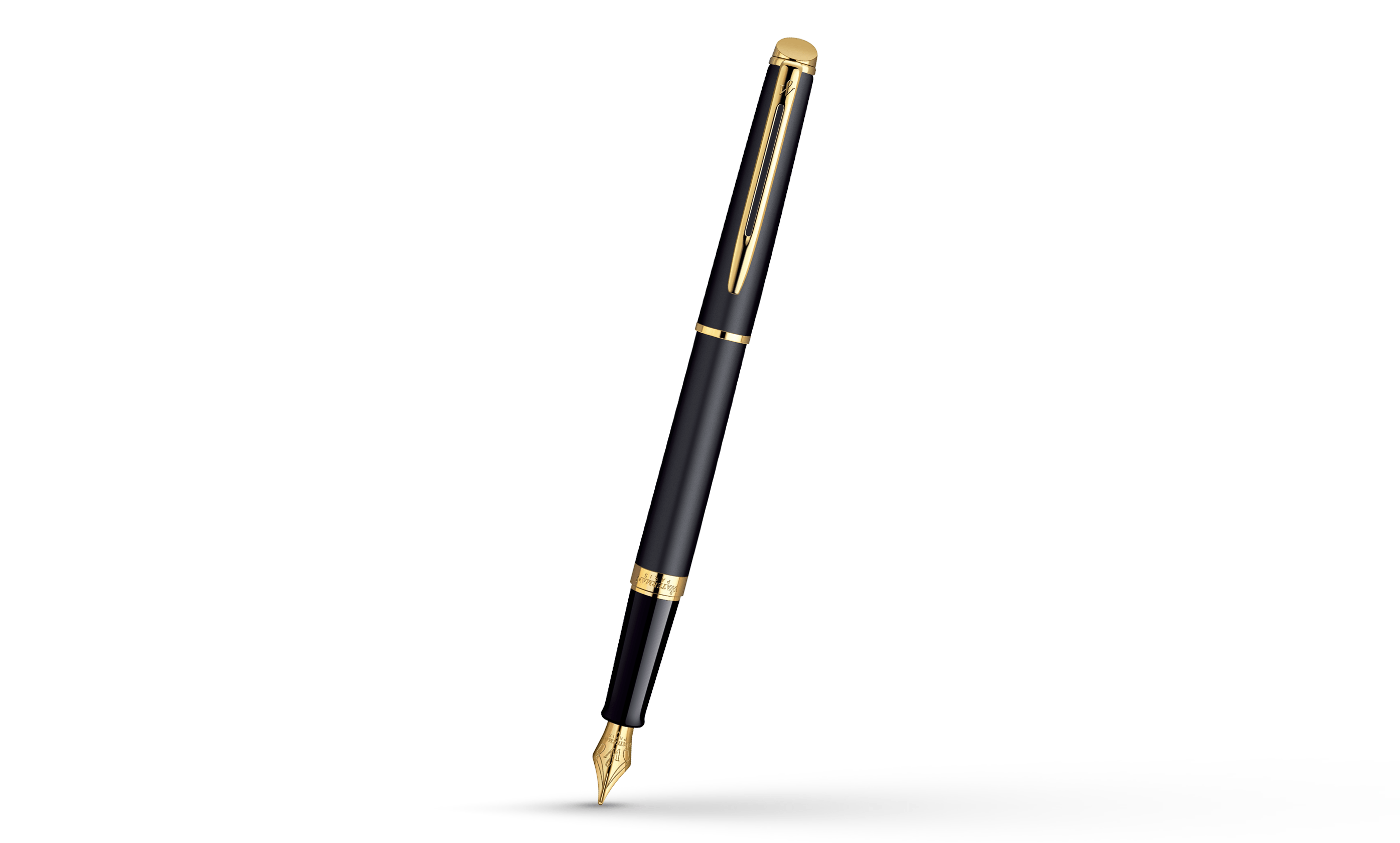 Vulpen Waterman Hémisphère matt black GT fijn afbeelding