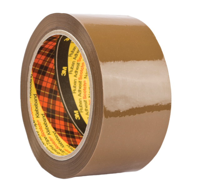 Verpakkingstape Scotch 3095 50mmx66m bruin afbeelding
