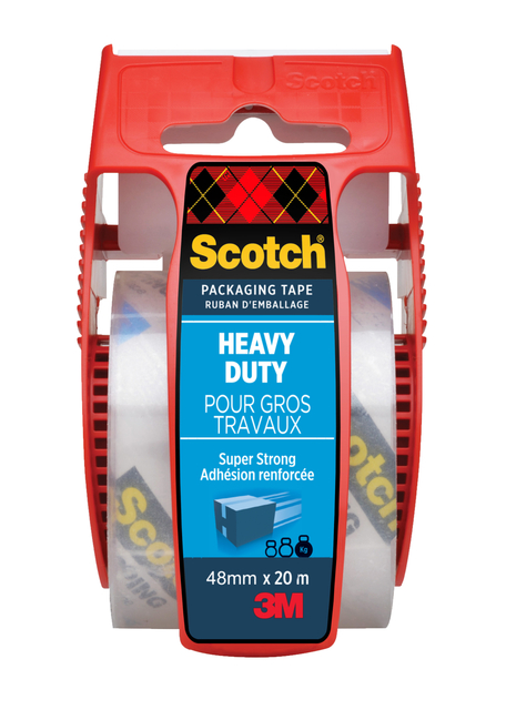 Verpakkingstape Scotch E5020D transparant afbeelding