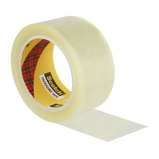 Verpakkingstape Scotch Secure Seal 50mmx66m transparant 6 rollen — Foto 2 van 2