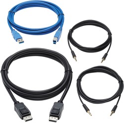 Tripp Lite P785-DPKIT06 toetsenbord-video-muis (kvm) kabel Zwart, Blauw 1,8 m