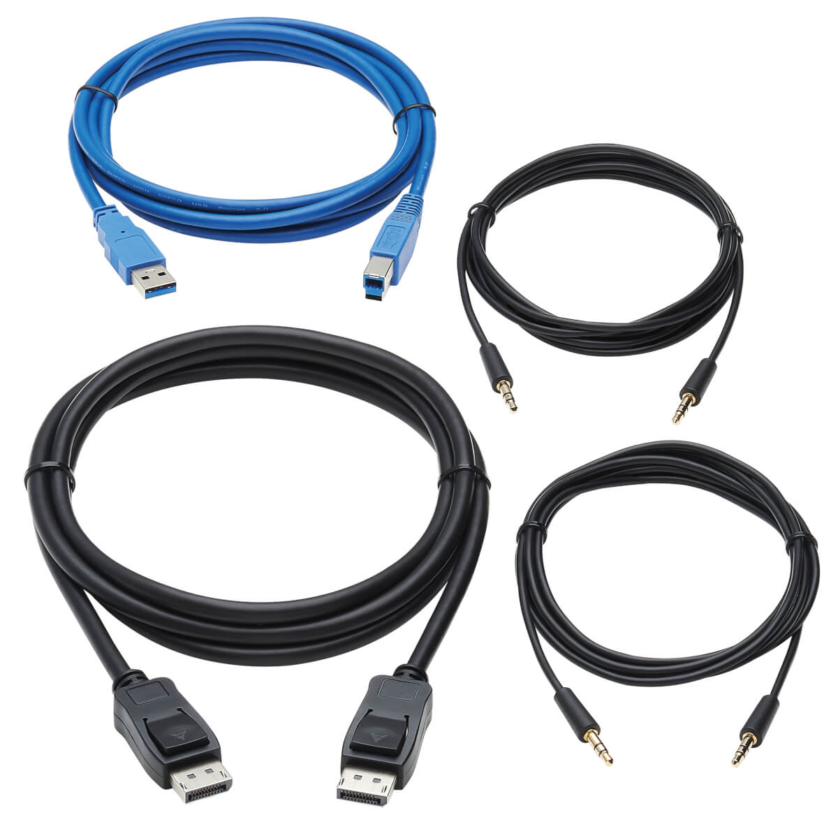 Tripp Lite P785-DPKIT06 toetsenbord-video-muis (kvm) kabel Zwart, Blauw 1,8 m afbeelding