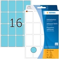 Etiket HERMA 2453 25x40mm blauw 512stuks-2