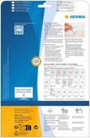Naambadge etiket HERMA 4513 63.5x29.6mm wit/blauw 540 stuks-3