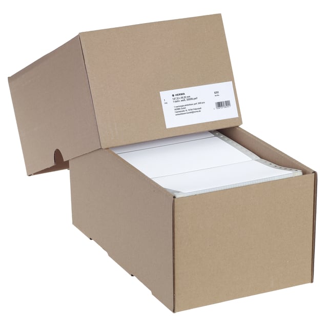 Etiket HERMA 8292 147.3x99.2mm 1-baans wit 3000stuks afbeelding