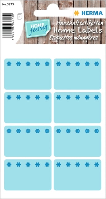 Etiket HERMA 3773 26x40mm diepvries blauw 48stuks afbeelding