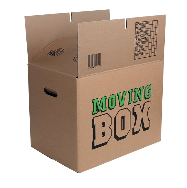 Verhuisdoos CleverPack bedrukt 480x320x360mm pak à 5 stuks afbeelding