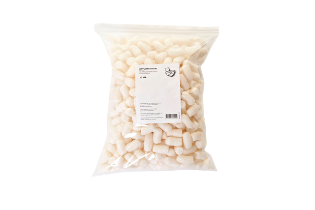 Opvulchips IEZZY 10l biologisch afbreekbaar creme afbeelding