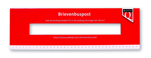 Brievenbus tester Quantore afbeelding