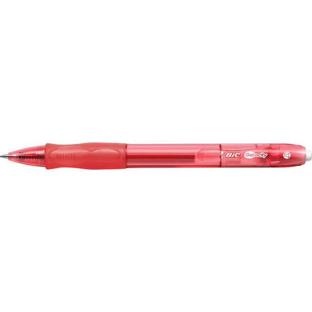 Gelschrijver Bic Gel-ocity medium rood afbeelding