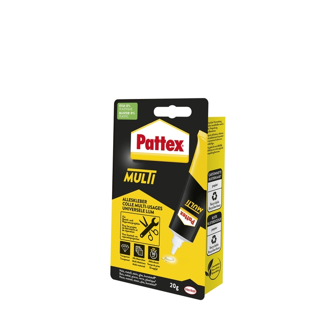 Alleslijm Pattex Multi tube 20 gram op blister — Foto 2 van 2
