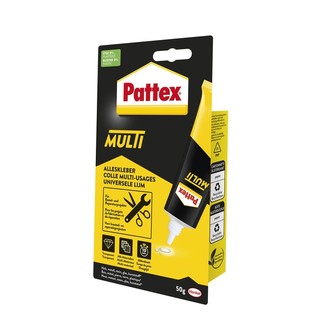 Alleslijm Pattex Multi tube 50gram op blister — Foto 2 van 2