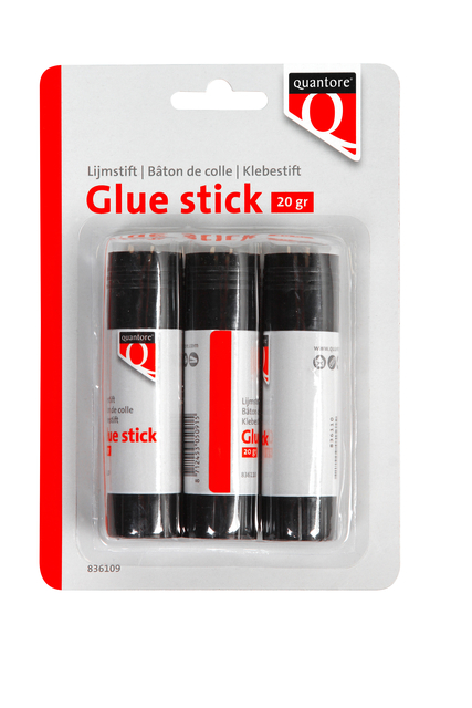Lijmstift Quantore 3x20gr blister afbeelding