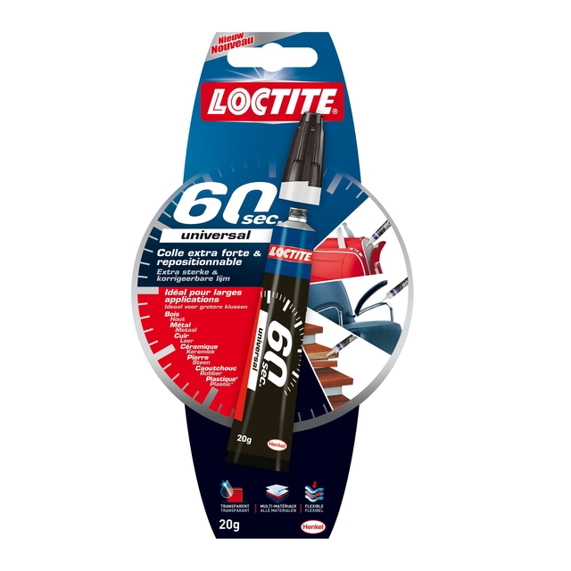 Alleslijm Loctite 60 seconden tube 20 gram afbeelding