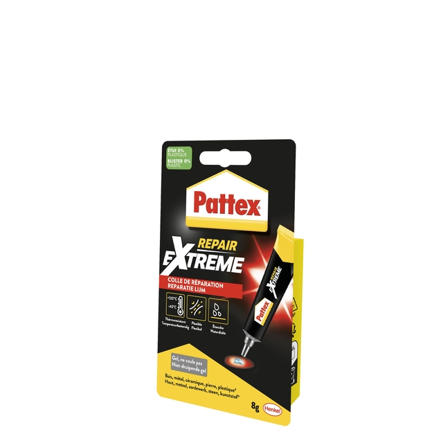 Alleslijm Pattex Repair Extreme tube 8 gram op blister — Foto 2 van 2
