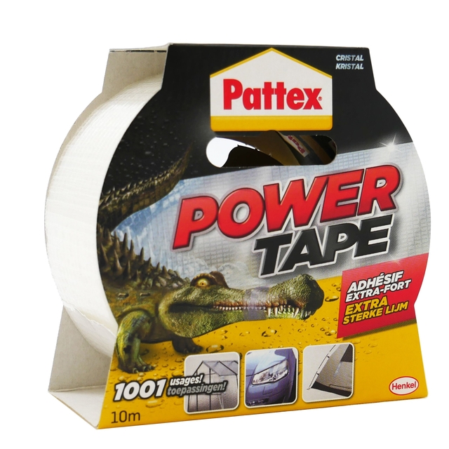Plakband Pattex Power Tape 50mmx10m transparant afbeelding