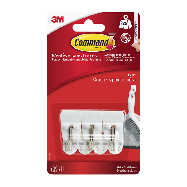 Draadhaak Command incl bevestigingsstrip 3 stuks afbeelding