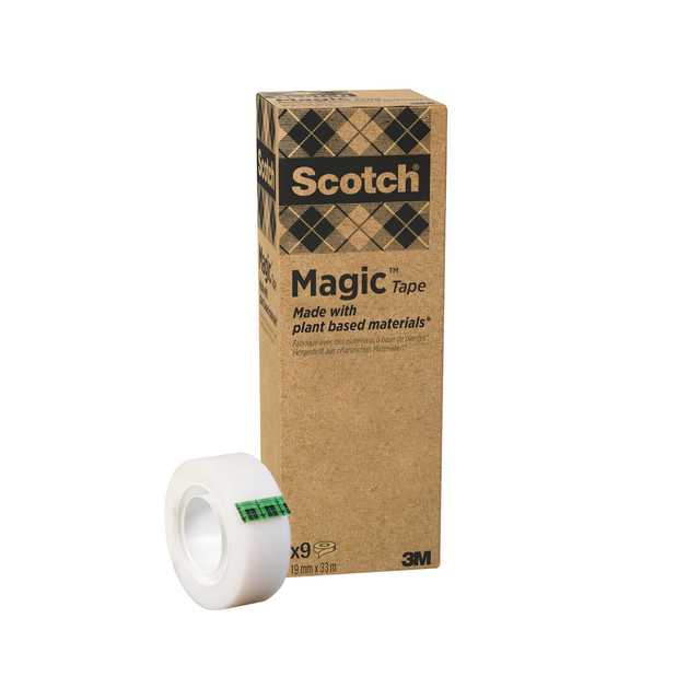 Plakband Scotch Magic 900 19mmx33m onzichtbaar mat 9 rollen afbeelding