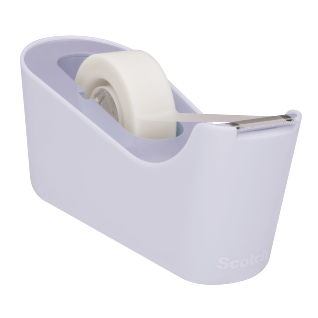 Plakbandhouder Scotch C18 lavendel + 1 rol magic tape 19mmx33m — Foto 2 van 2