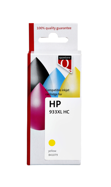 Inktcartridge Quantore alternatief tbv HP CN056AE 933XL geel afbeelding