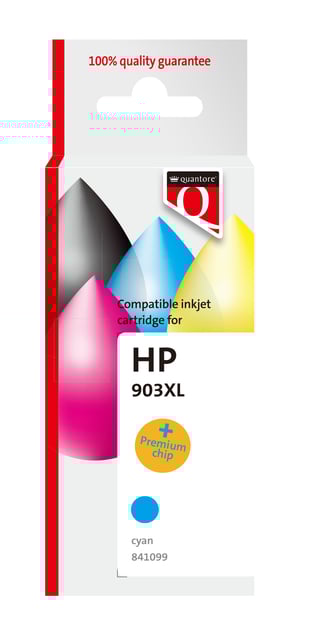 Inktcartridge Quantore alternatief tbv HP T6M03AE 903XL blauw HC afbeelding