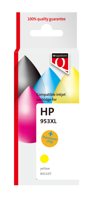 Inktcartridge Quantore alternatief tbv HP F6U18AE 953XL geel HC afbeelding