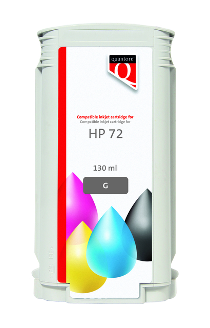 Inktcartridge Quantore alternatief tbv HP 72 C9374A grijs afbeelding