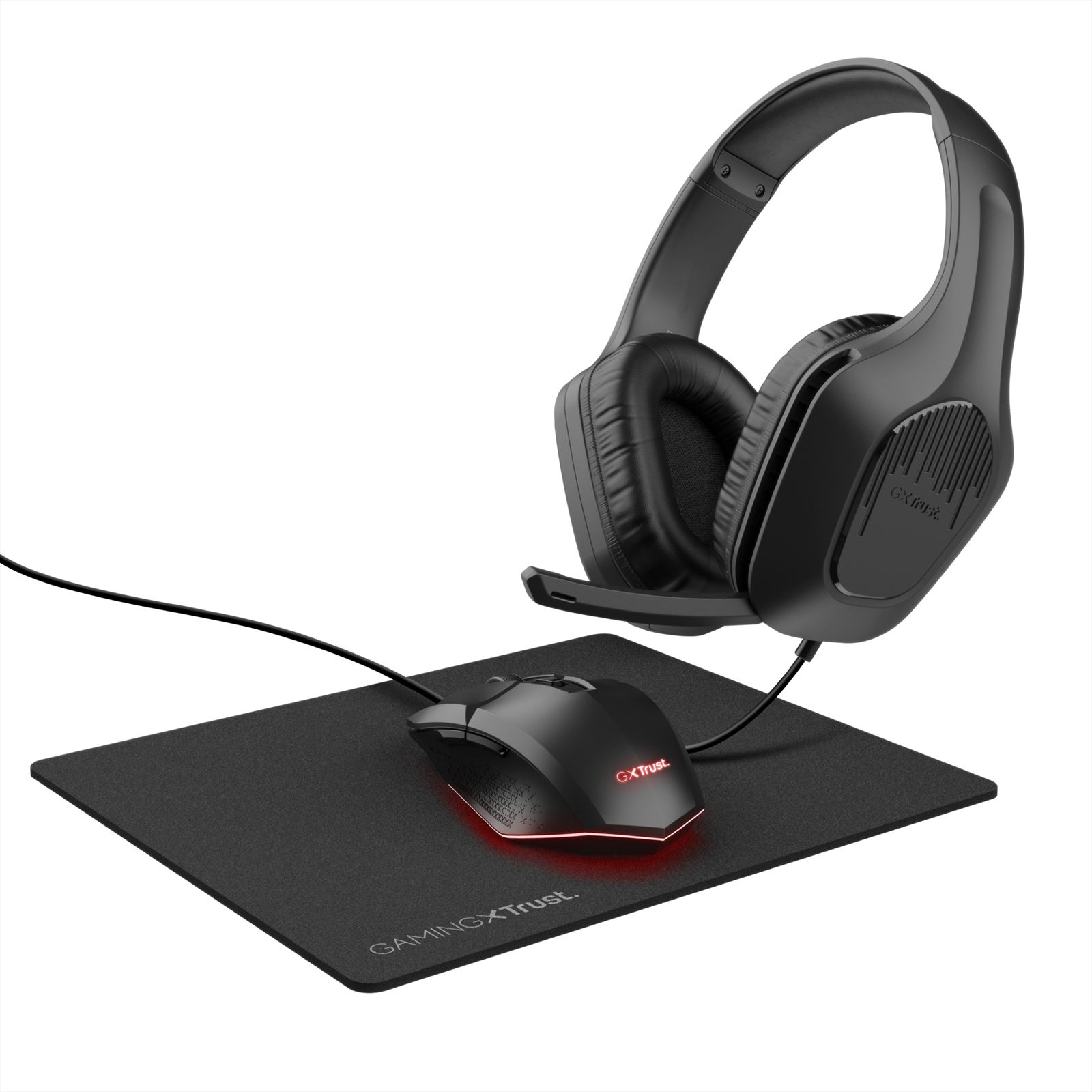 Trust GXT 790 Headset Bedraad Hoofdband Gamen Zwart afbeelding