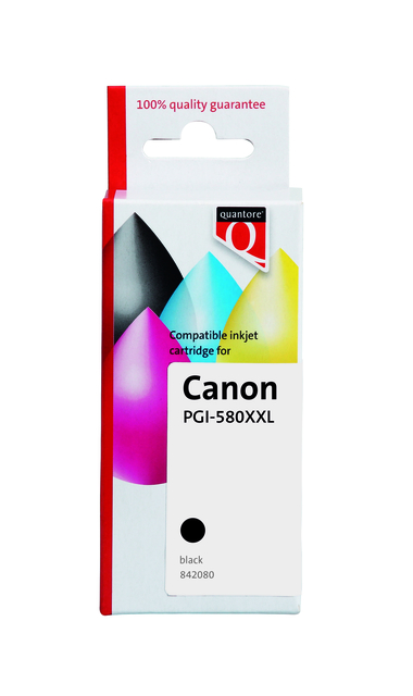 Inktcartridge Quantore alternatief tbv Canon PGI-580XXL pigment zwart afbeelding