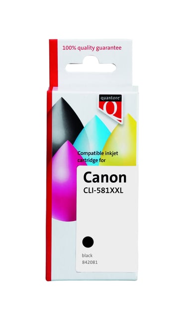 Inktcartridge Quantore alternatief tbv Canon CLI-581XXL pigment zwart afbeelding