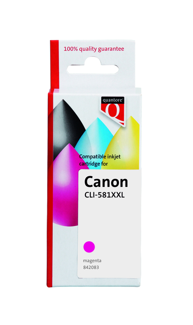 Inktcartridge Quantore alternatief tbv Canon CLI-581XXL rood afbeelding